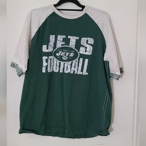 New York Jets Team Apparel Green NFL T-Shirt XL (See Notes)
